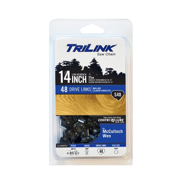 Trilink Chainsaw Chain 3/8 LP .050 48DL for Homelite 180 S48-91 PX; CL15048TL2